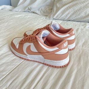 Women’s salmon Nike Jordans. Size 9